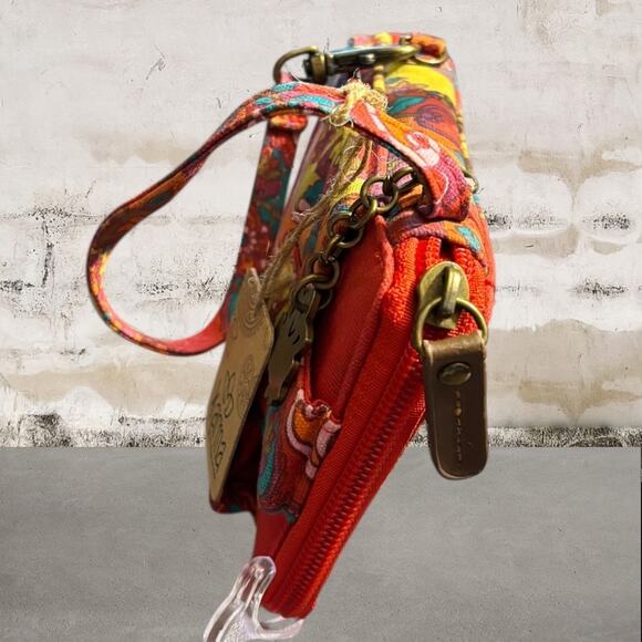 Karma NWT Multicolor Floral Wristlet Wallet - Picture 5 of 7